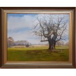 Linda Wallis (act.XX), "Sweet chesnut", signed, oil, framed. (34x44 cm)