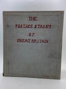 An Album of Postage Stamps of Great Britain to include Penny Blacks from plate 8 and 4 along with an