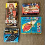 Four Retro boxed toys to include Gatchamam Battaglia God-Phenix, Ro Gun RGX-V1, Videosport 800-