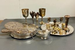 A Selection of silver plated items