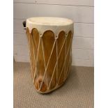 A native drum with stick (H52cm W35cm)