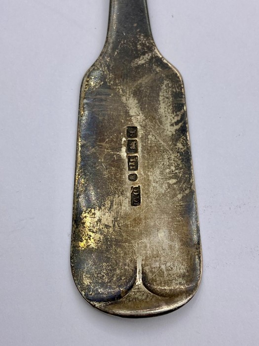 A Georgian, Exeter hallmarked spoon, possibly 1796. - Image 4 of 4