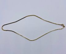 A 9ct gold necklace (6.7g) 40cm L