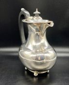 An Edward Barnard Silver Coffee Pot Hallmarked London 1938 plus hallmarked filter (Total Weight