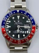 A Rolex GMT Master 1675 Serial Number 1816167 with original paperwork.