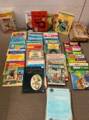 A large selection of comics