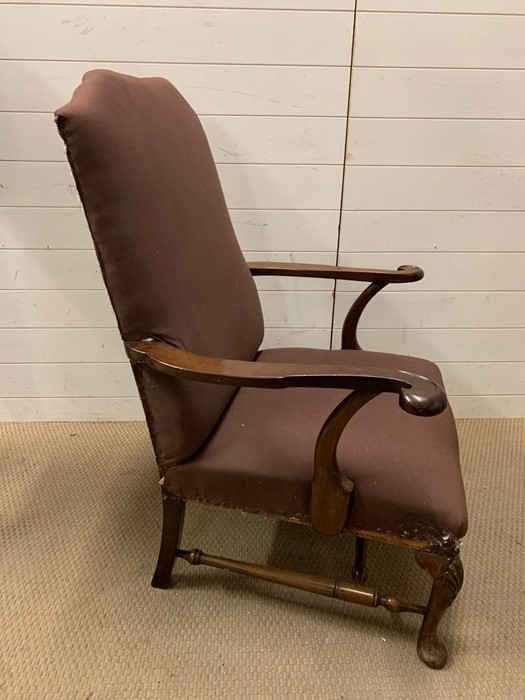 An Edwardian Mahogany arm chair in the style of Whytock and Reid. - Image 2 of 5