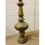 A brass morocco style lamp
