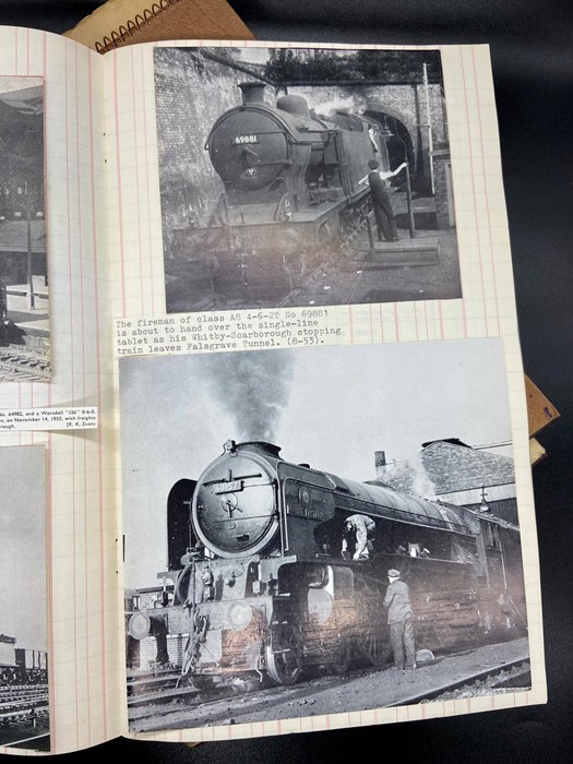 A Selection of railway photographs across several albums. - Image 4 of 5