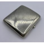 A Silver cigarette case AF hallmarked to Birmingham (WN makers marks)