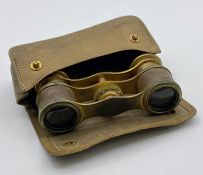 A Cased Set of Opera Glasses, marked for Finnegans.