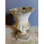 An urn shape planter with scrolled bottom (H46cm)