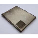 A 1954 Sheffield silver hallmarked cigarette case