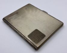 A 1954 Sheffield silver hallmarked cigarette case