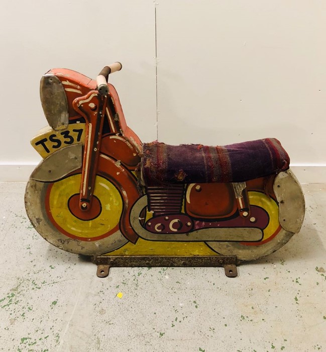 A Vintage Fairground ride, in the form of a bike. - Image 2 of 3