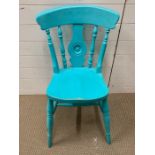 A Painted chair in Aquamarine