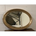 A regal silver oval mirrror by Blue Bird mirrror company (24 x 34inch)