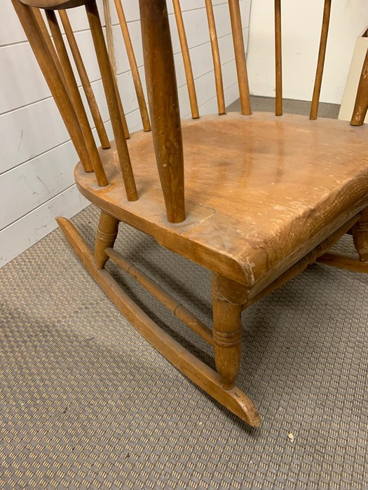 Nichols and Stone Co rocking chair (H110cm W57cm D51cm) - Image 2 of 9