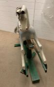 A vintage children rocking horse AF (H93cm W125cm)