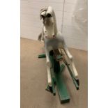 A vintage children rocking horse AF (H93cm W125cm)