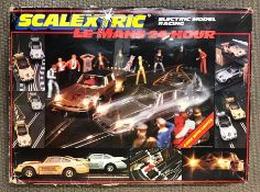 A Scalextric Le Mans 24 hours complete set