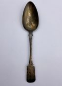 A Georgian, Exeter hallmarked spoon, possibly 1796.