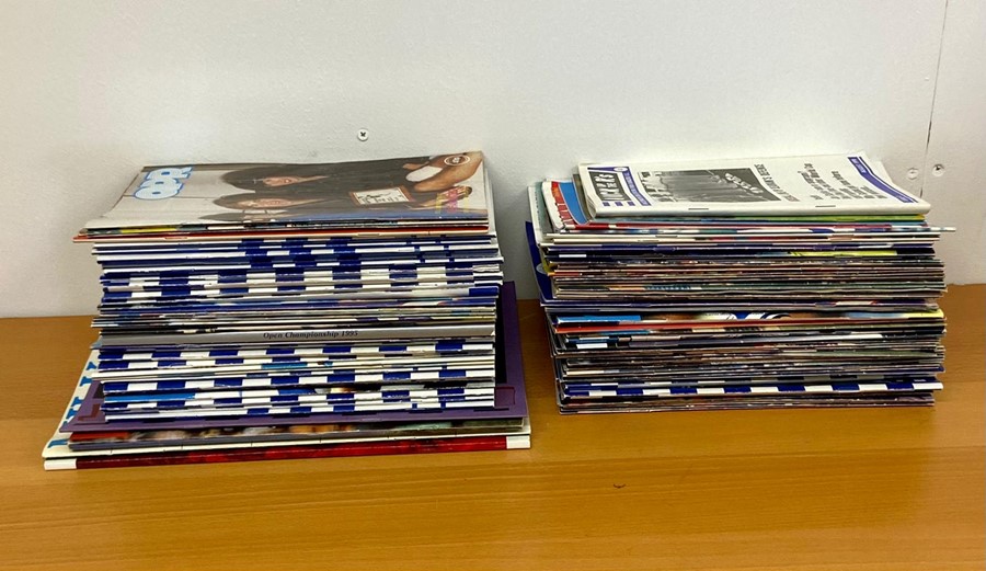 A Selection of Vintage QPR Football programmes.