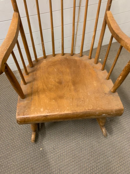 Nichols and Stone Co rocking chair (H110cm W57cm D51cm) - Image 4 of 9