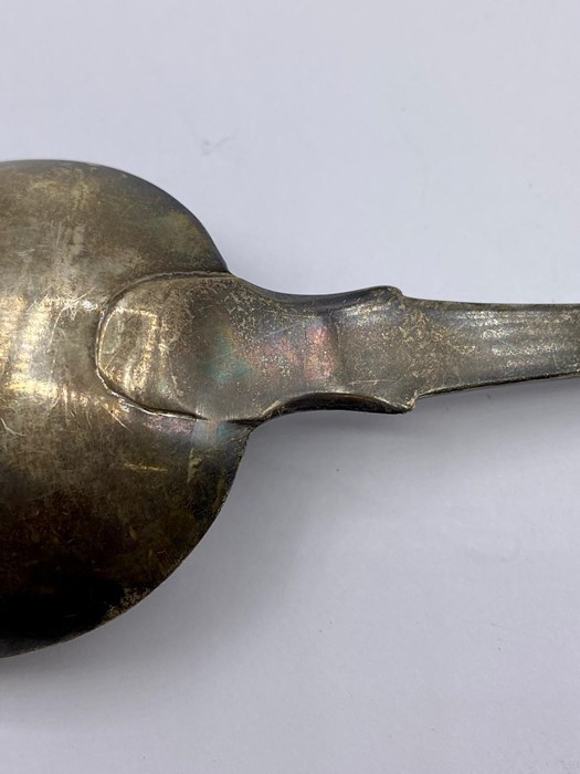 A Georgian, Exeter hallmarked spoon, possibly 1796. - Image 3 of 4