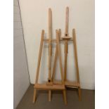 A pair of easels. (2)