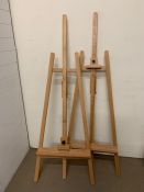 A pair of easels. (2)