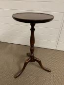 A wine table on tripod legs (H55cm Dia30cm)