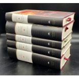 A collection of five hardback Everyman's library classics including "Wuthering Heights" and "