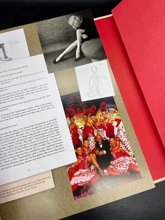 A large Christian Louboutin reference book by Rizzoli New York with two collectable Louboutin Beauty - Image 5 of 8