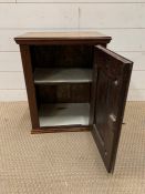 A small wall hanging cabinet with lock and shelves (H49cm W39cm D29cm)