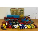 A selection of Corgi and Matchbox Diecast cars