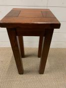 A small square side table (H49cm Sq27cm)