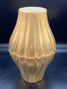 A lantern style vase by Jonathan Adler (H26cm W15cm)