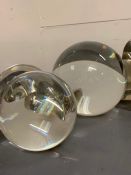 A selection of glass spheres