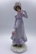 Royal Worcester "1818 The Regency" Walking out Dresses figurine