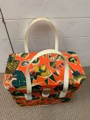 A vintage 70's cool bag