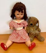 A vintage doll AF (W62cm)