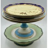 A Selection of collectable china, Royal China Works, Royal Worcester cake stand and one other.