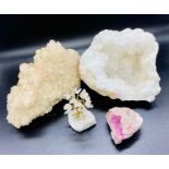 A selection of Geodes and crystals