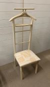 A bedroom clothes horse chair