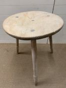 A circular table on three legs (H70cm Dia60cm)