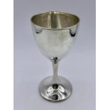 A silver cup, hallmarked Sheffield 1893 (total weight 108g)