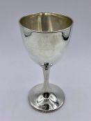 A silver cup, hallmarked Sheffield 1893 (total weight 108g)