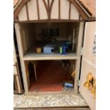 A vintage dolls house