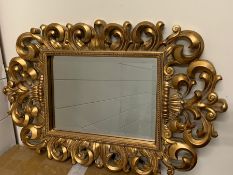 A decorative mirror